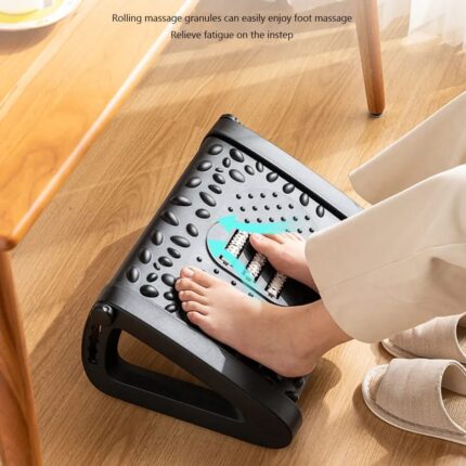 Adjustable Angled Ergonomic Foot Rest Height Positions