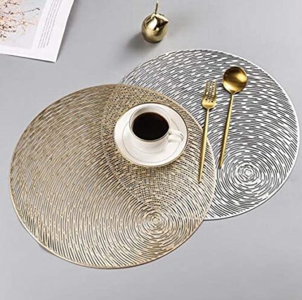 Gold and Silver Placemats