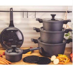 Edenberg 12pc Cookware Set-EB 5641