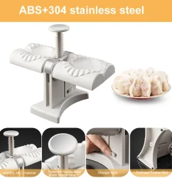 Automatic Double Head Dumpling Mold Maker Machine